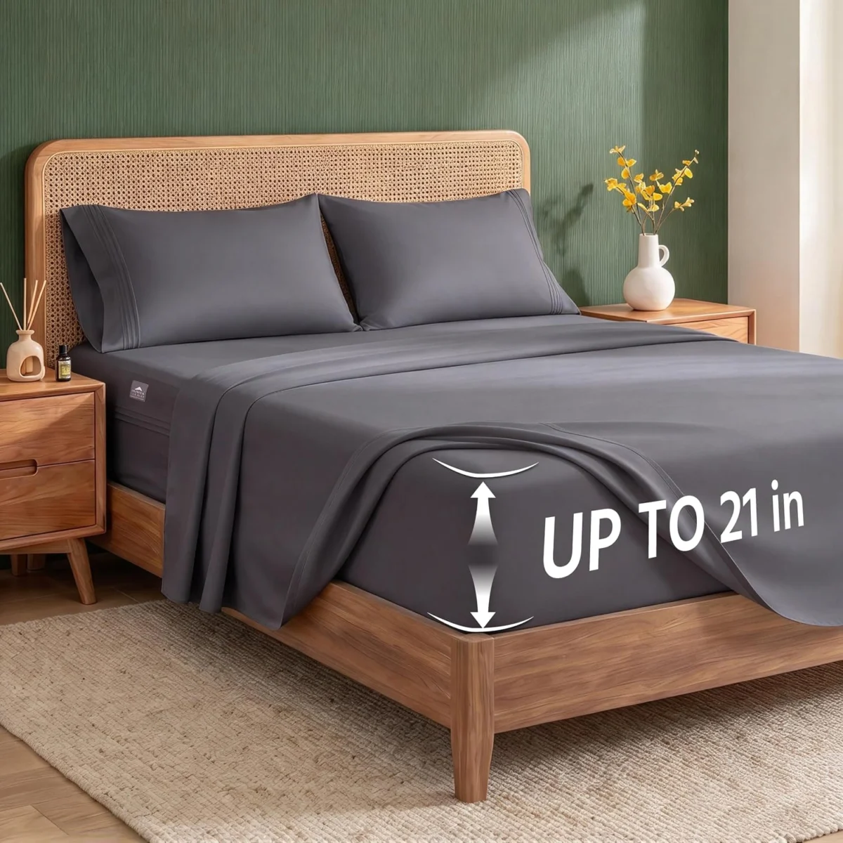 Popfavor Deep Pocket King Sheet Set Only $27.xx at Amazon