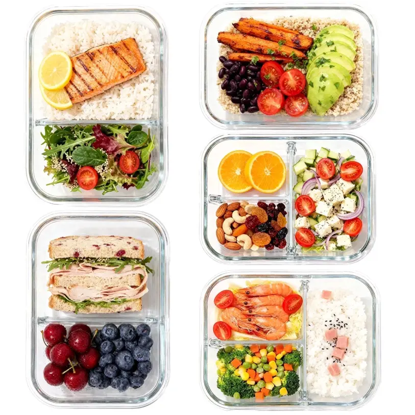 5 Pack 36oz Glass Meal Prep Containers Save $23 at Walmart
