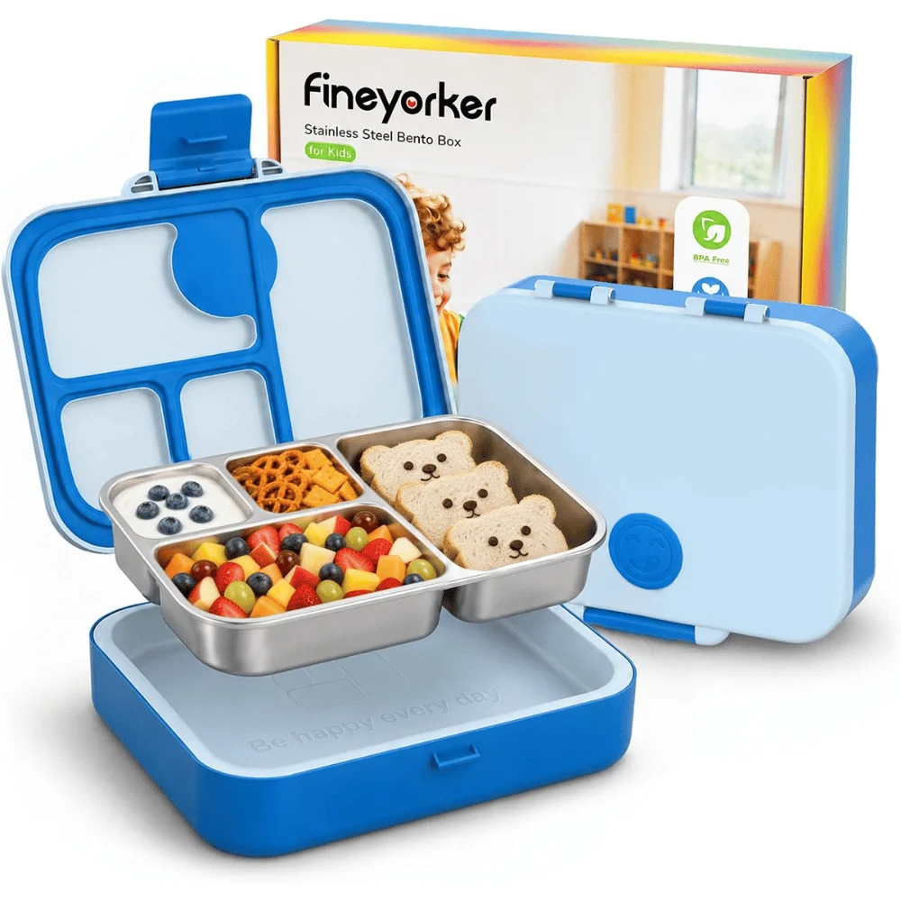 Kids Stainless Steel Bento Lunch Box Deal: Save $21 at Amazon