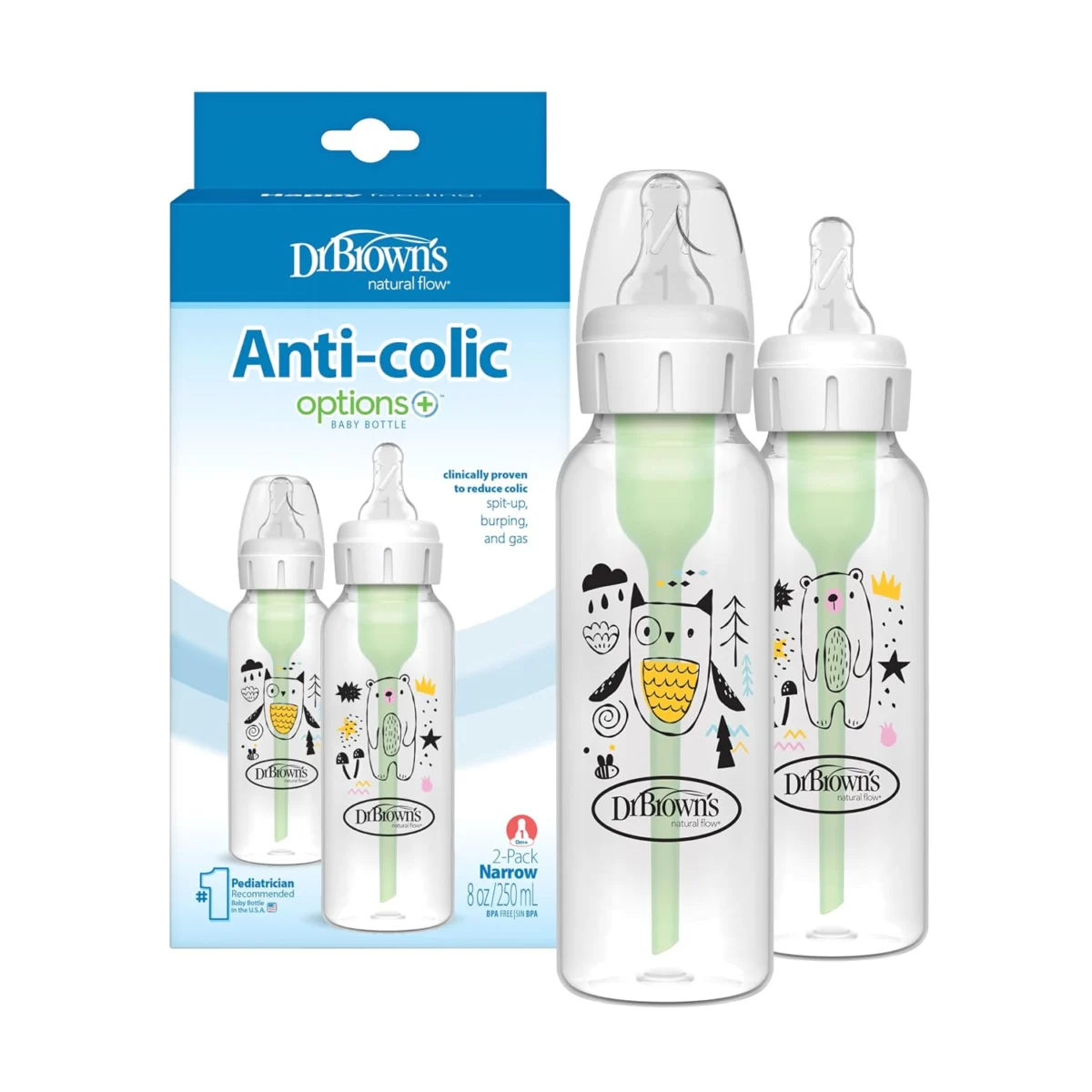 Baby Bottle Bear & Owl 2-Pack Deal