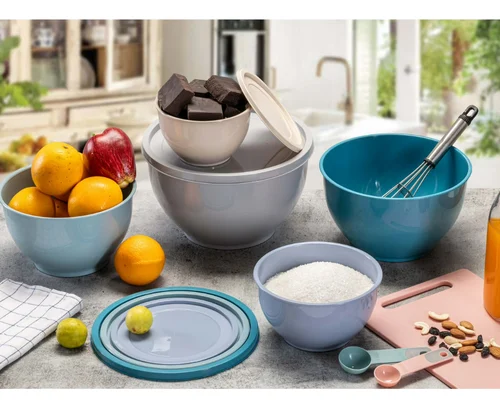 Mainstays 10-Piece Plastic Mixing Bowl Set Just $9.88 at Walmart