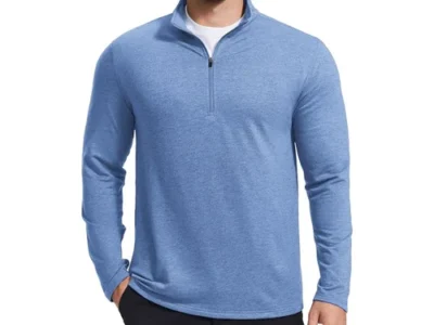 Men’s Quarter Zip Pullover for $12.xx (14 Colors) (Reg $25)