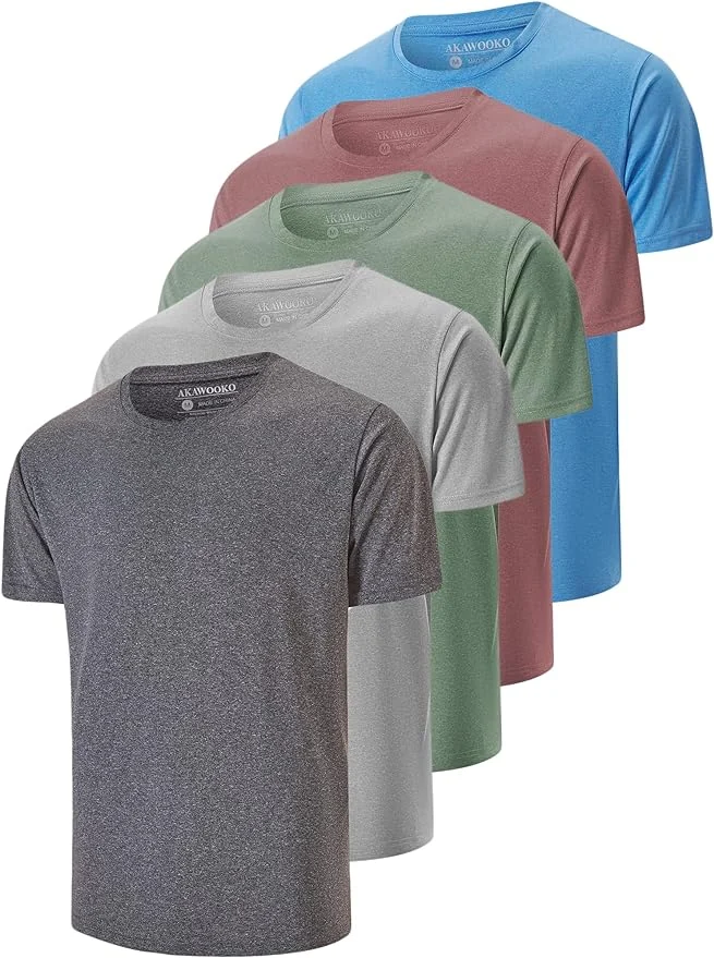5-Pack Men’s Dry Fit T-Shirts Deal: Save on Pack