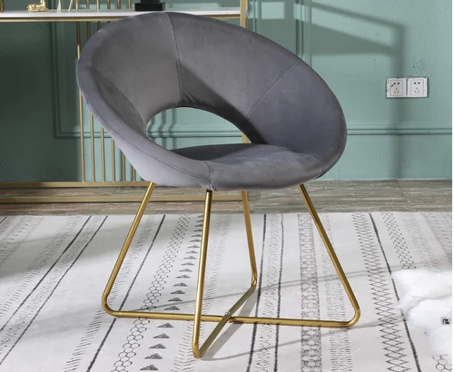Roundhill Furniture Velvet Accent Chair Deal