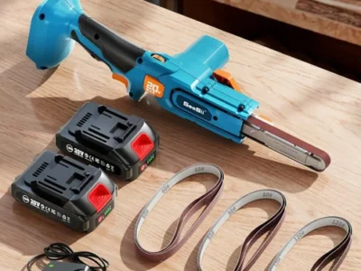 SEESII Handheld Cordless Mini Belt Sander for $34.xx (Reg $70)