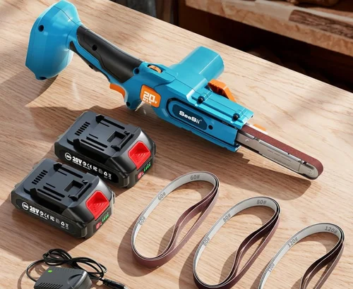 SEESII Handheld Cordless Mini Belt Sander Deal: Save 51%