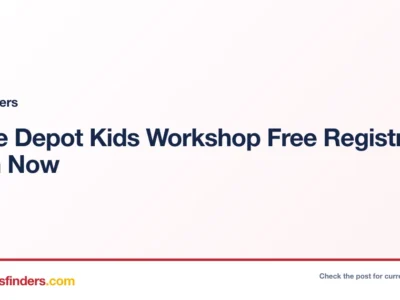 Home Depot Kids Workshop Free Registration Open Now