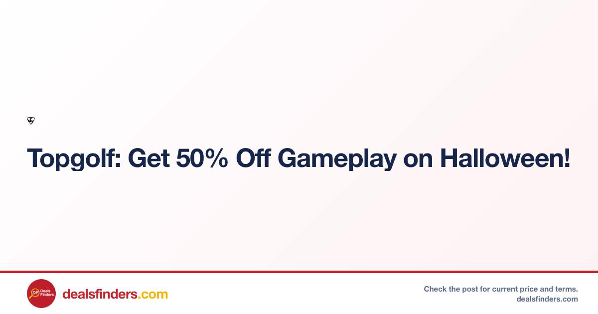 Topgolf 50% Off Gameplay – Halloween Special Half Price Fun at Press