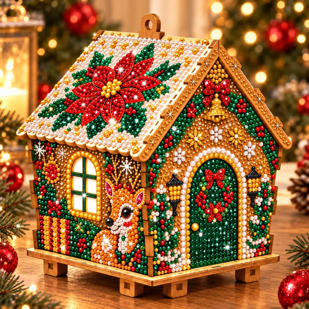 Lukyrosy 3D Xmas Diamond Art Kit Just $24.xx Shipped at Amazon