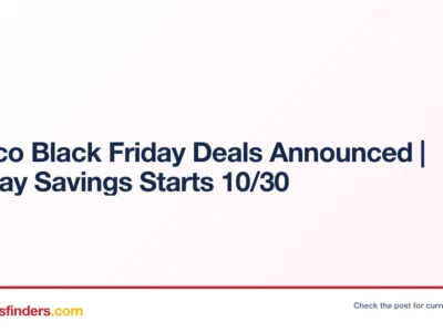 Costco Black Friday Deals Start 10/30 – Holiday Savings at Costco