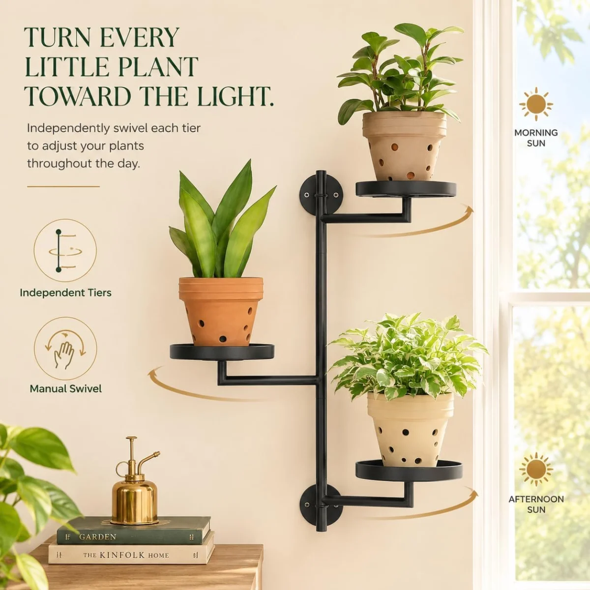 Wall Mounted Rotating Plant Holder Deal
