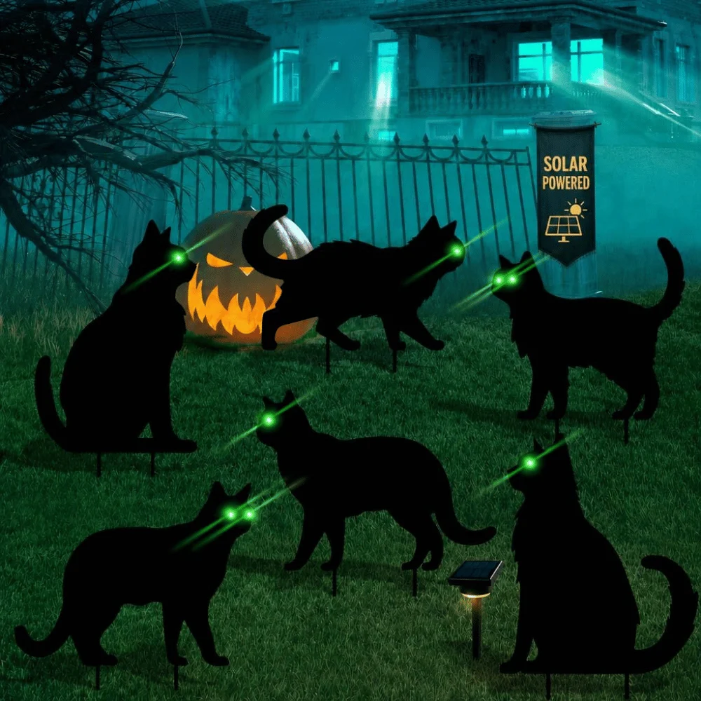 Halloween Black Cat Yard Decorations Deal: Save $11.xx at Amazon