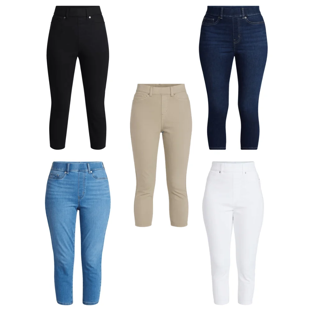 Time and Tru Capri Jeggings Save $12.40 to $12.40 at Walmart