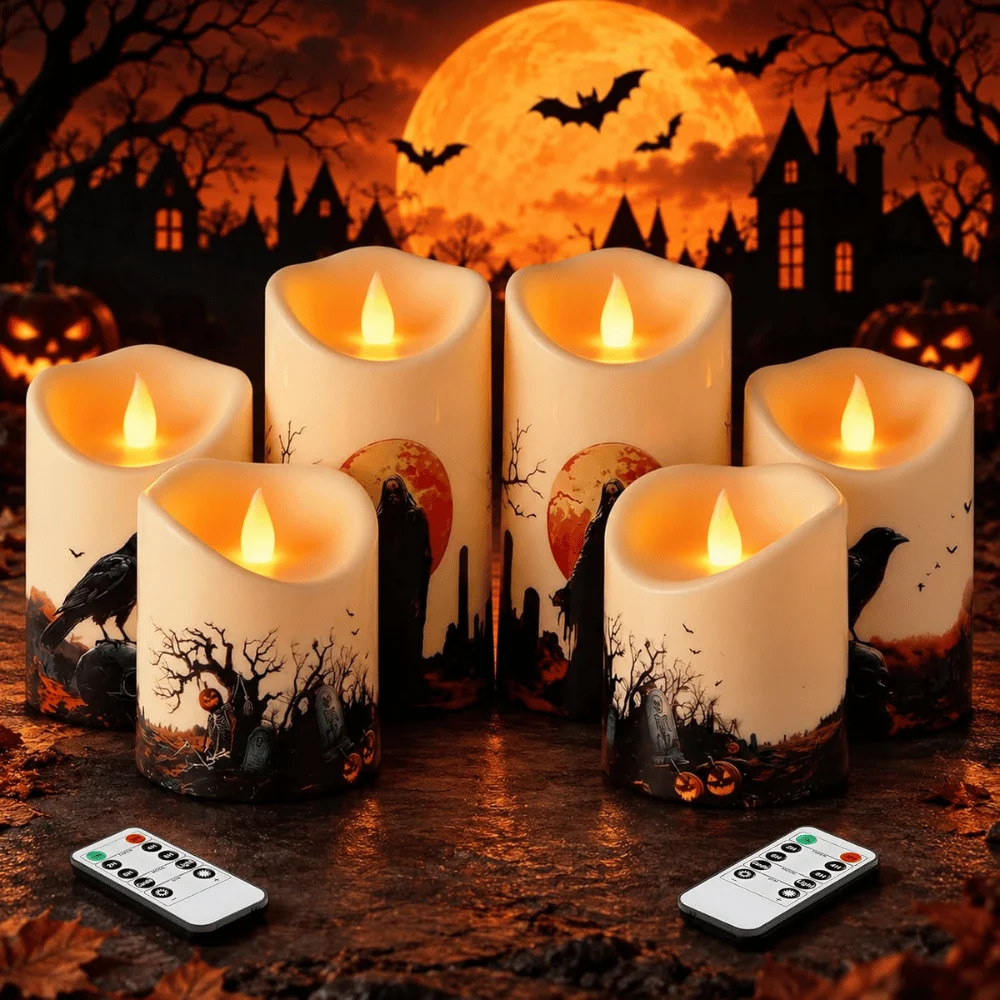 Halloween Flameless Candles Deal: Save $15.xx at Amazon