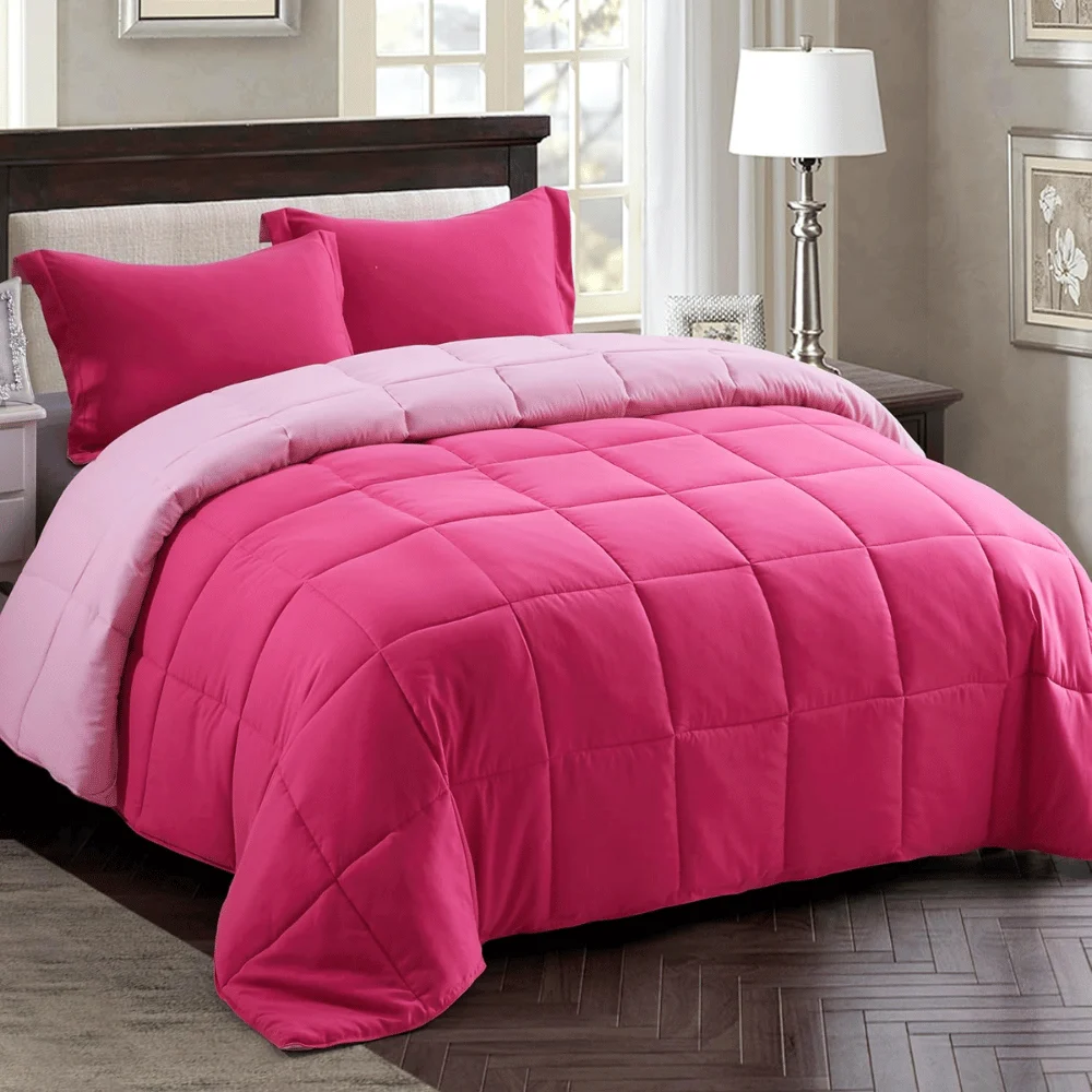 Hot Pink Queen Bedding Set Deal at Amazon: Save $46.xx