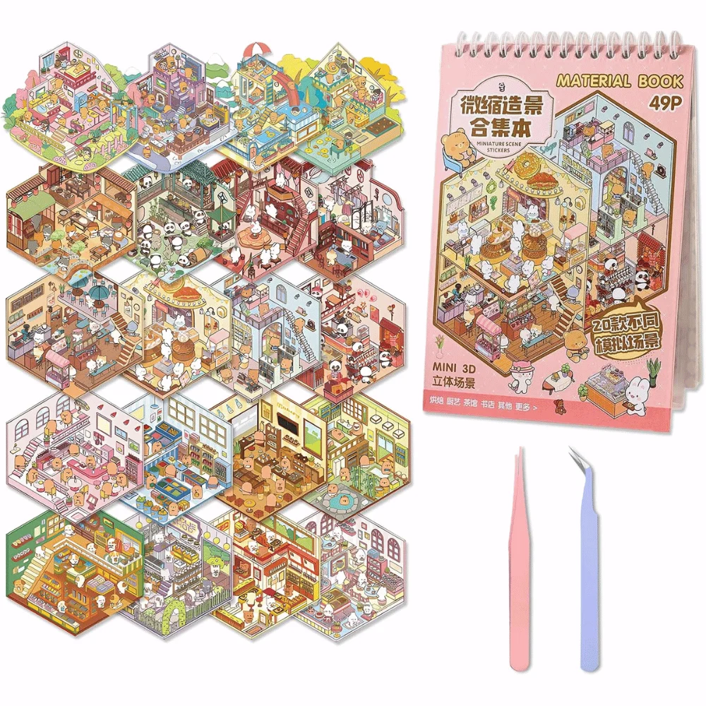 20 DIY Scene Sticker Book Deal: Save $6.xx at Amazon