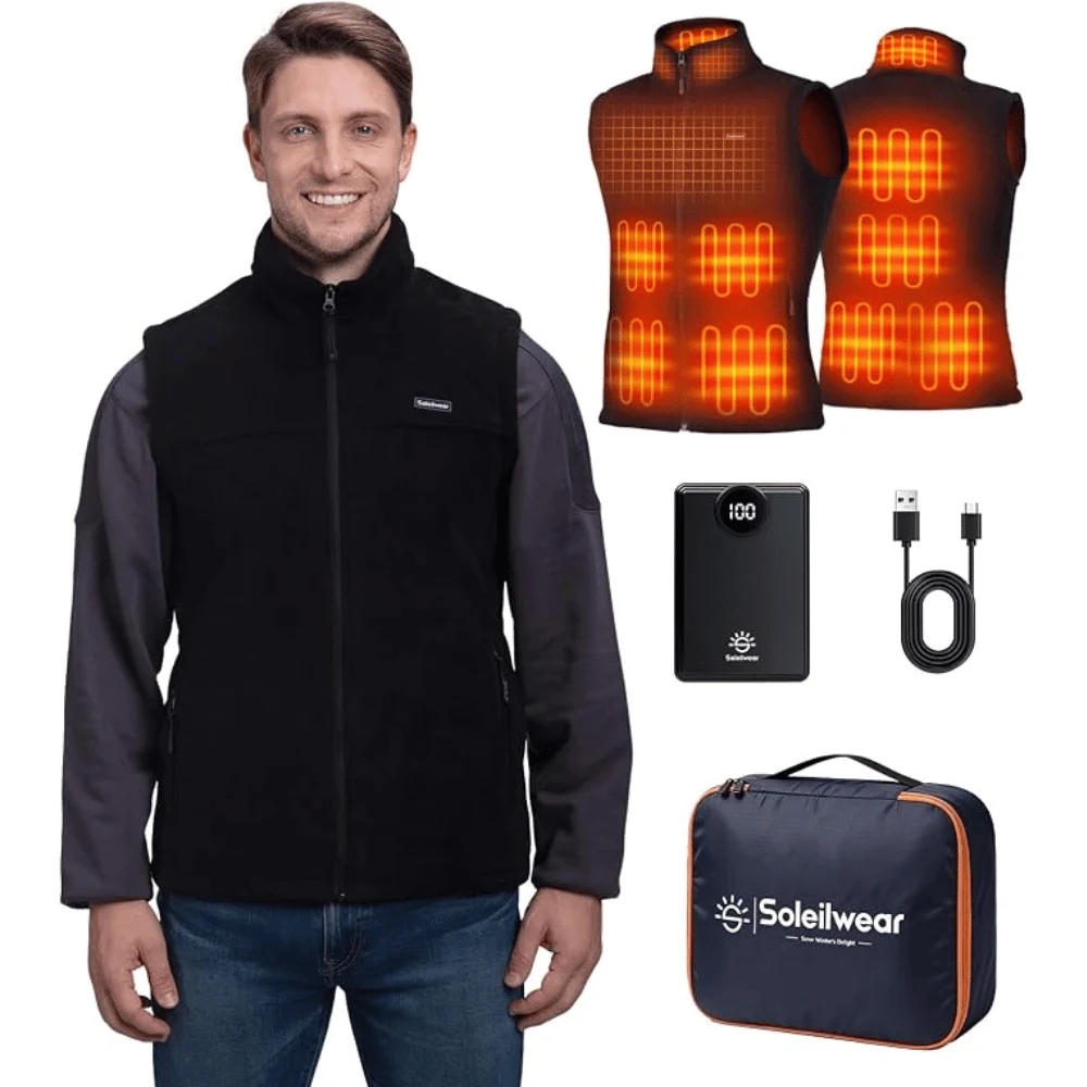 Soleilwear Men’s Heated Vest Deal at Amazon