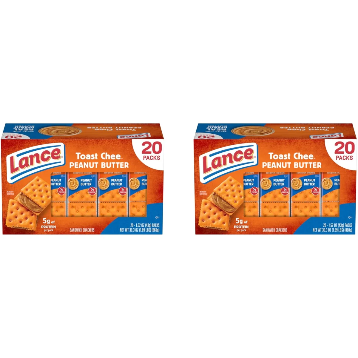 40-Pack 1.52-Oz Lance ToastChee Only $8.xx (Reg. $17) at Amazon