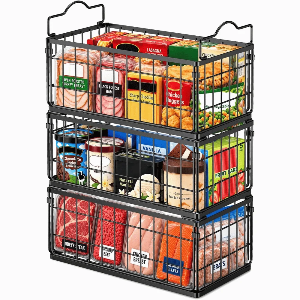 Freezer Organizer Bins 4 Pack Deal: Save $20.xx at Amazon
