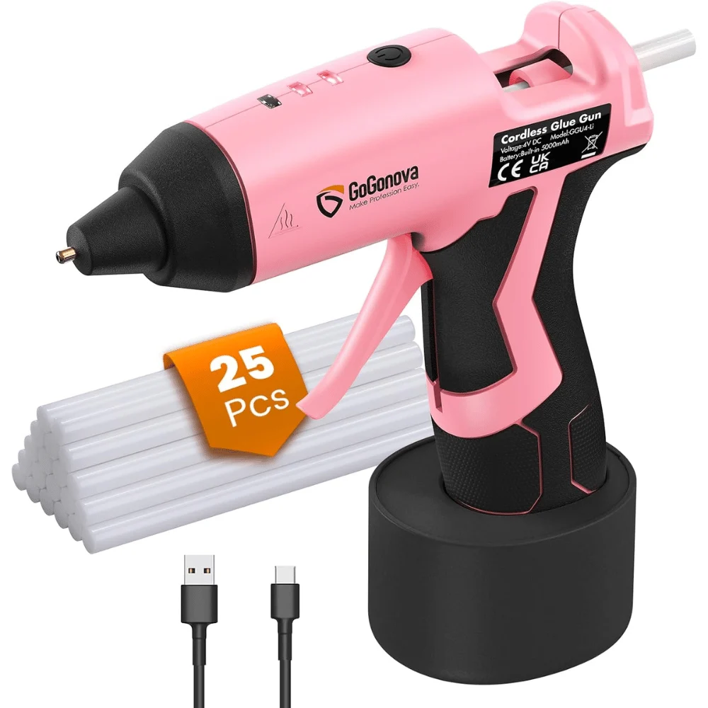 GoGonova Cordless Hot Glue Gun Kit Deal: Save $17.xx at Amazon