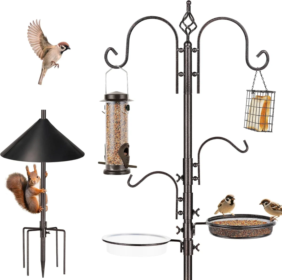ERYTLLY 87″ Wild Bird Feeding Station Kit Only $25.xx at Amazon