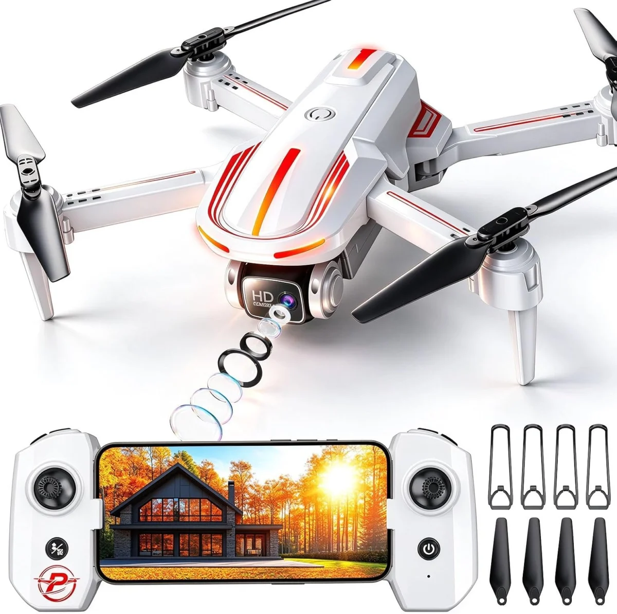 Pallton X80 1080P FPV Foldable Only $39.xx (Reg. $67) at Amazon