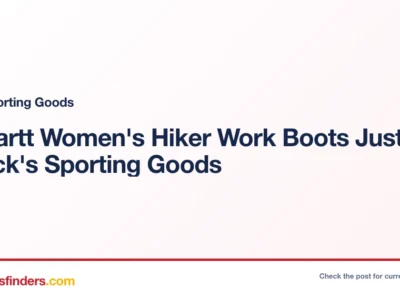Carhartt Women’s Hiker Work Boots Just $80 at Dick’s Sporting Goods