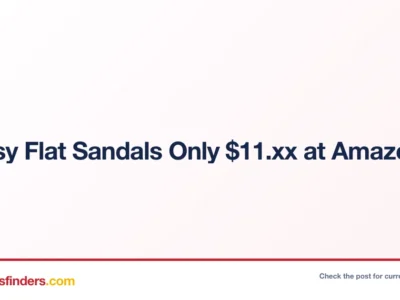 Dressy Flat Sandals Only $11.xx at Amazon