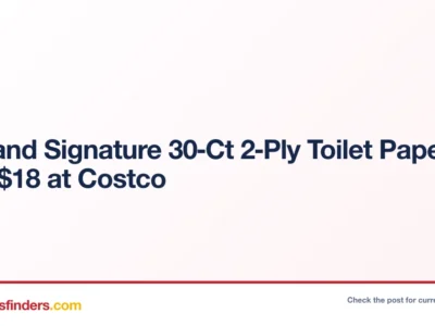 Kirkland Signature 30‑Ct 2‑Ply Toilet Paper Only $18 at Costco