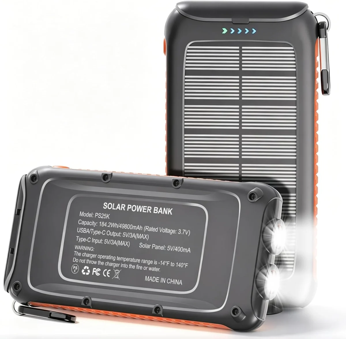 Luvknit 49800mAh Solar Power Bank Only $13.xx (Reg. $26) at Amazon