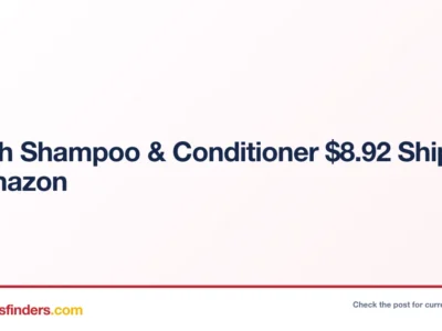 Kitsch Shampoo & Conditioner $8.xx Shipped at Amazon