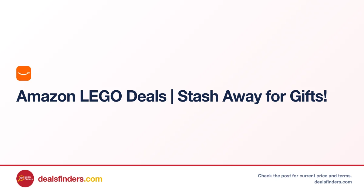 LEGO Deals at Amazon – Save on Building Sets