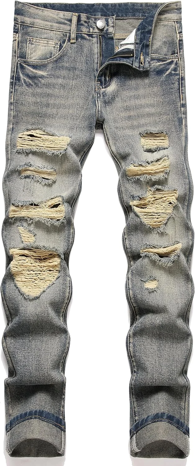 OIIIO Men’s Ripped Slim Fit Only $11.xx (Reg. $14) at Amazon