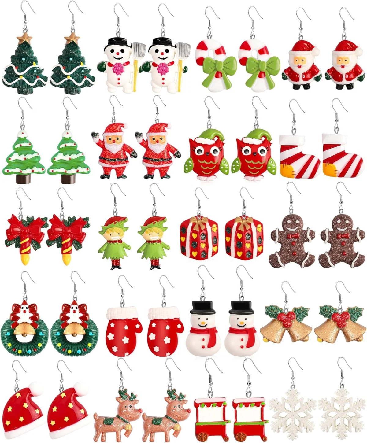 20 Pairs Women’s Xmas Holiday Earrings Only $15.xx at Amazon