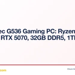 PowerSpec G536 Gaming PC Only $1499.99 at Micro Center