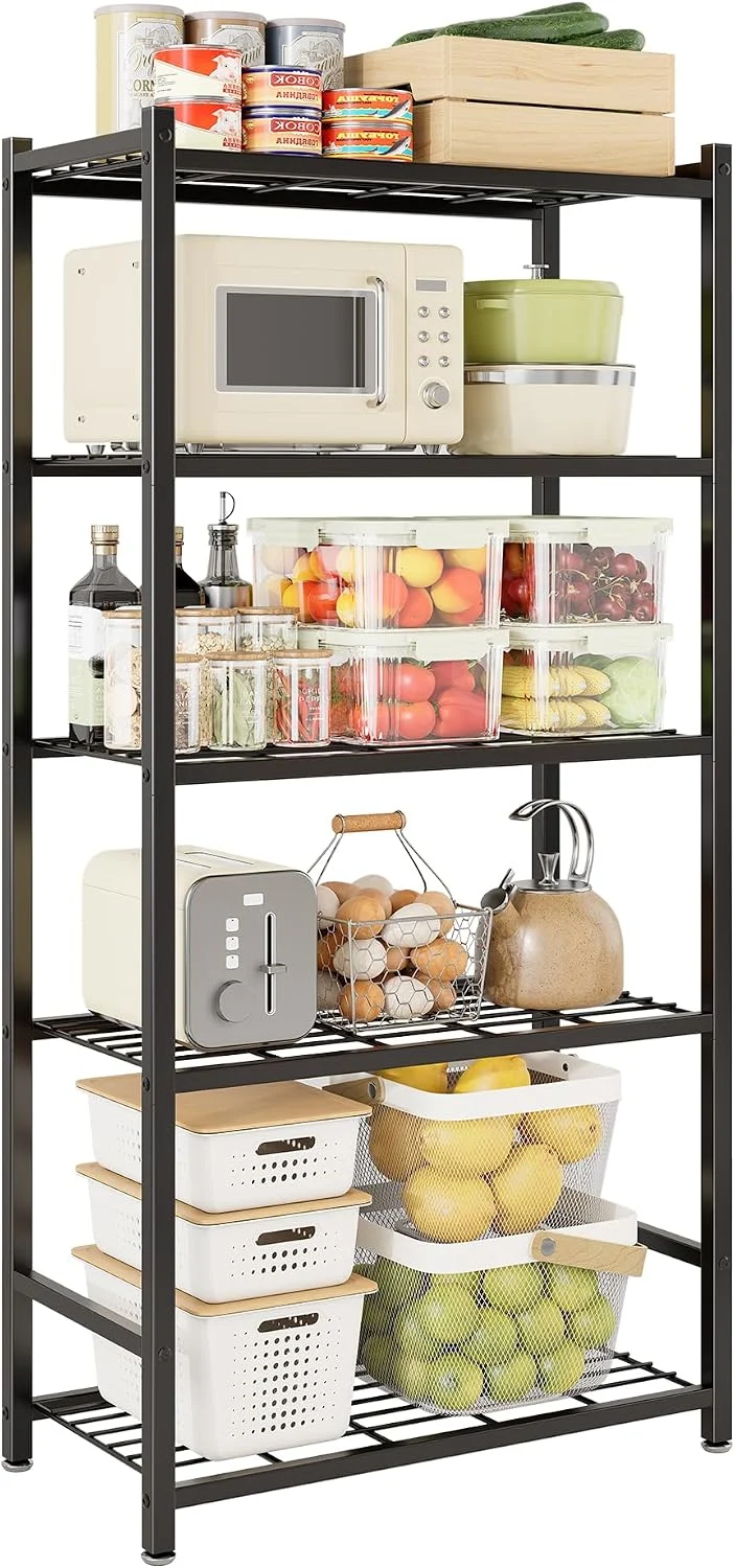Tujurich 5-Tier Metal Shelving Unit Only $37.xx (Reg. $45) at Amazon