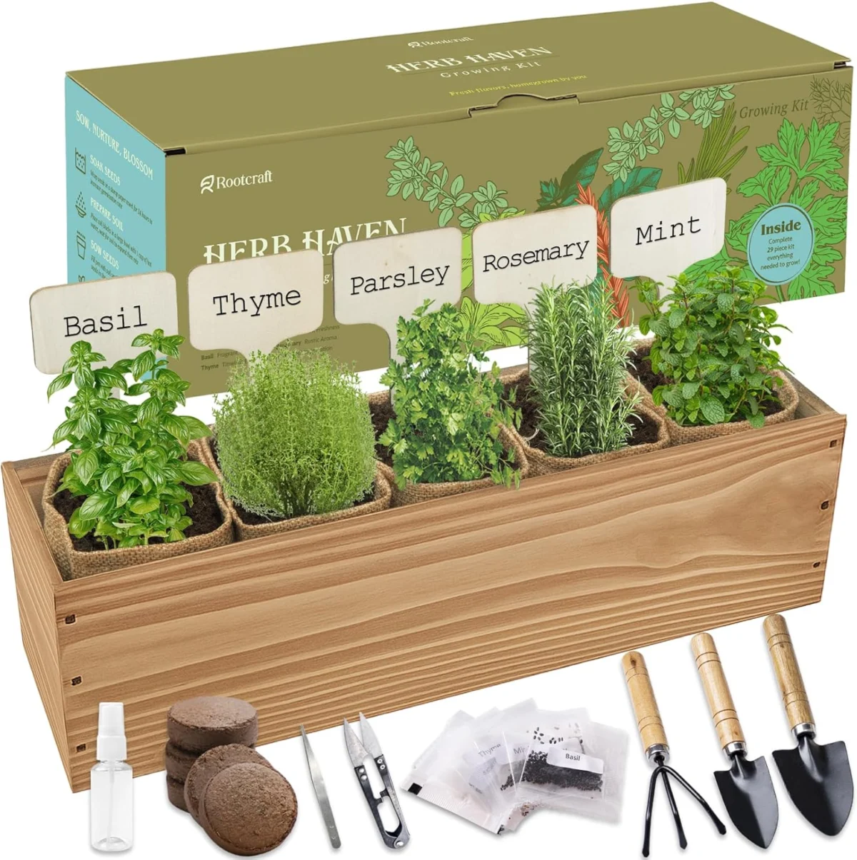 LYKOCLEAN 5-Herb Seed Starter Planter $17.xx (Reg. $37) at Amazon