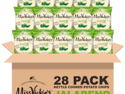 28-Pack 1.375oz Miss Vickie’s Kettle Cooked Potato Chips $12.xx at Amazon
