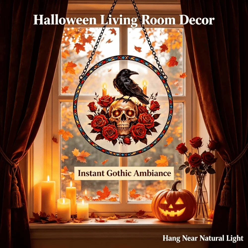 Halloween Suncatcher Window Decor Deal: Save $13.xx at Amazon