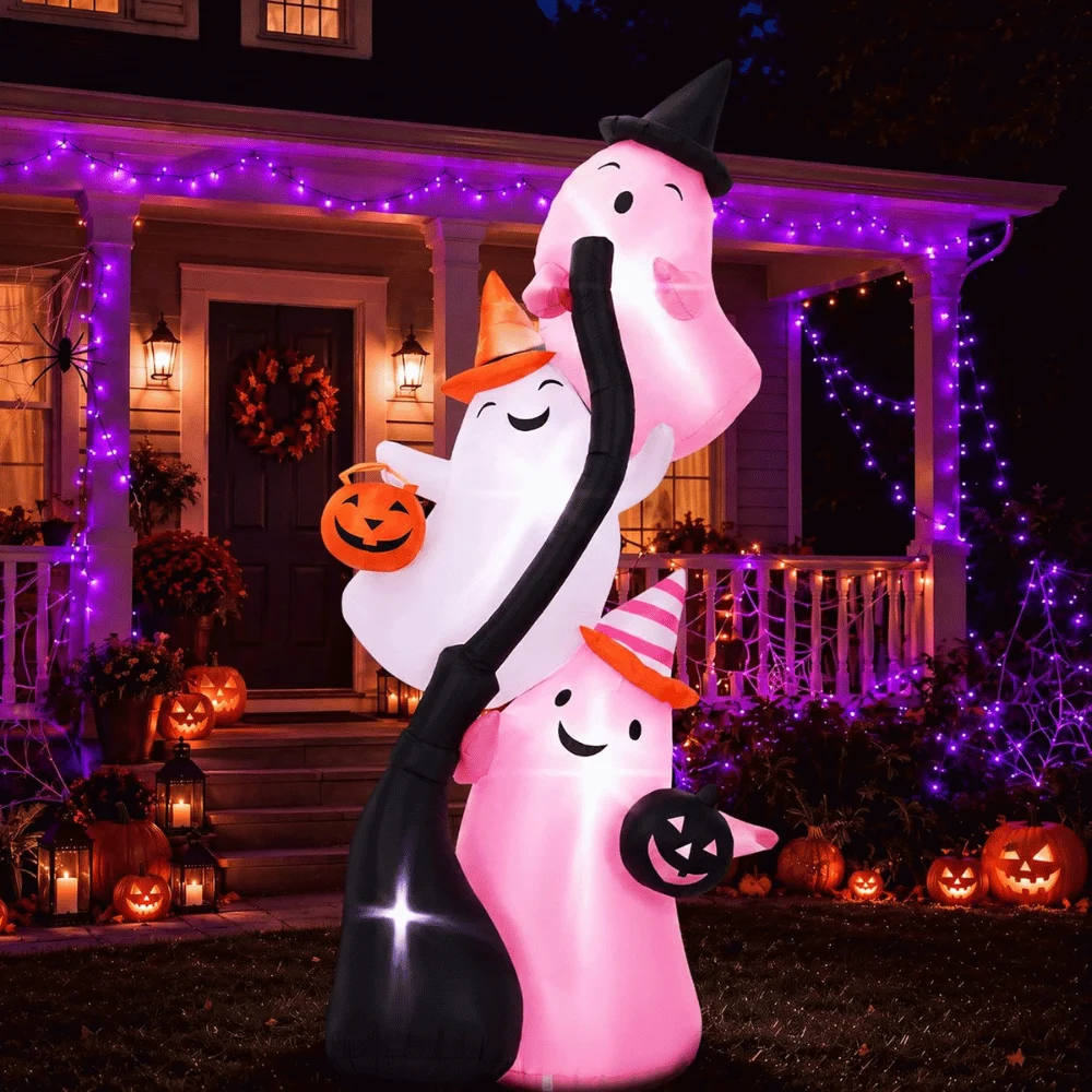 9.8 ft Halloween Inflatable Ghost Deal: Save $46.xx at Amazon