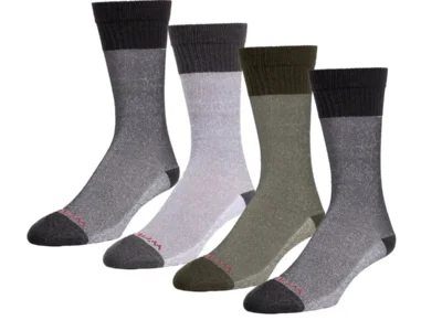 4pk Wrangler Men’s Warmest Lodge Heavyweight Boot Socks $5.81 at Walmart