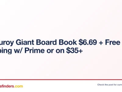 Corduroy Giant Board Book $6.xx + Free Shipping w/ Prime or on $35.xx+