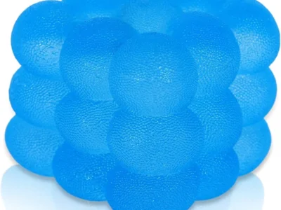 Djyxoglyn 2.36 in Blue Matte Bubble Squishy Cube Slow Rising Fidget Toy | Soft TPR, Matte Finish, squeeze toy, busy hands, stress relief, focus support, home, class, travel, kids and adults