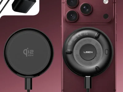 LISEN 25W Qi2.2 MagSafe Wireless Charging Pad for iPhone w/ Cooling Fan & 36W Adapter $24.xx