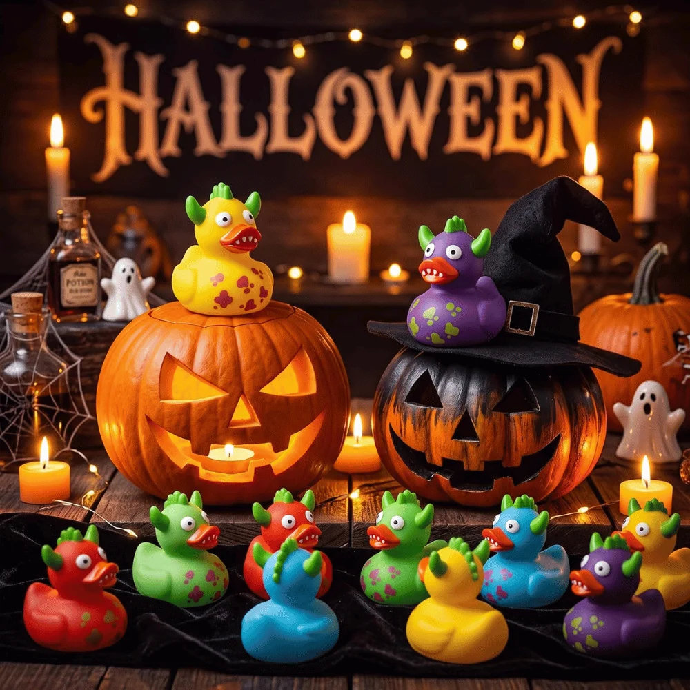 50 Pcs Halloween Rubber Duck Deal: Save $17.xx at Amazon