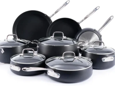 All-Clad HA1® Expert Nonstick, 13-Piece Pots & Pans Set, Induction Ready , Scratch-Resistant Exterior, Dishwasher safe, Oven Safe up to 500°F $489.xx