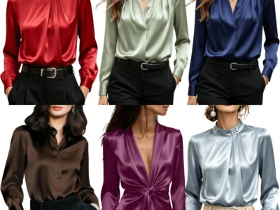 satin-blouses