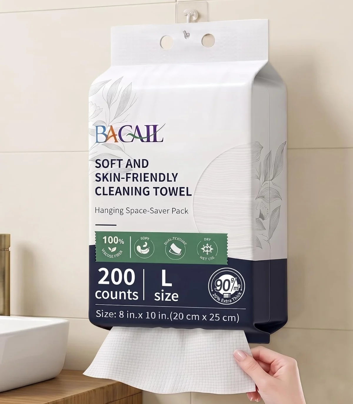 Disposable Face Towels 200 Count Deal