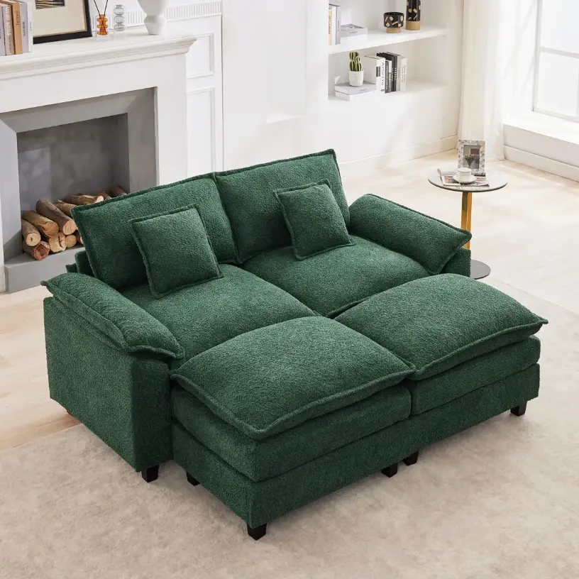Ebern Designs Chenille Fabric Loveseat Sofa Deal: Save $191 at Wayfair
