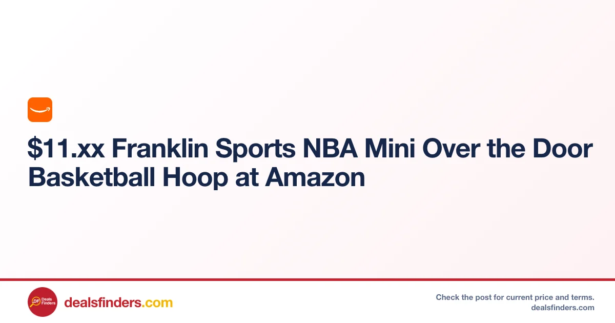 $11.xx Franklin Sports NBA Mini Over the Door Only $11.xx at Amazon